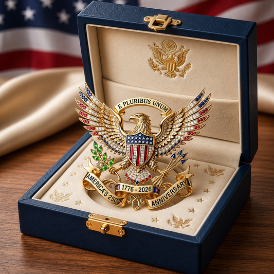 America’s 250th Anniversary Commemorative Brooch