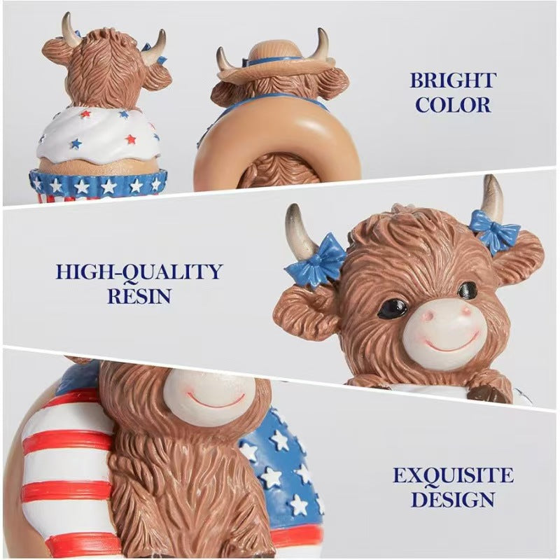 (🐮 50% Off !!)🇺🇸 250th Anniversary: Patriotic Highland Cows – 1776-2026 Tribute! 🎉
