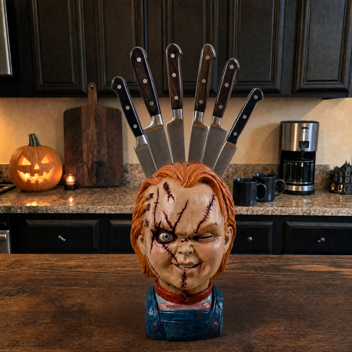 🎃Horror Knife Block🖤