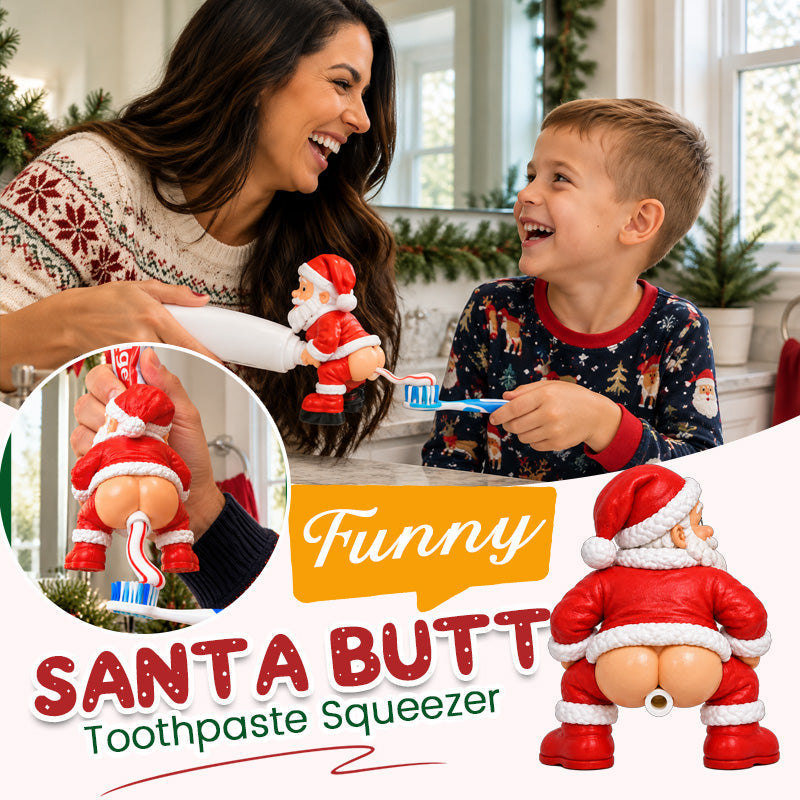 Funny Santa Butt Toothpaste Squeezer