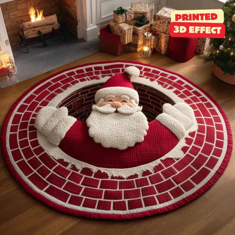 🎃Halloween Early Bird Sale | 49% OFF 3D Skeleton Vortex Quilted Round Halloween Rug