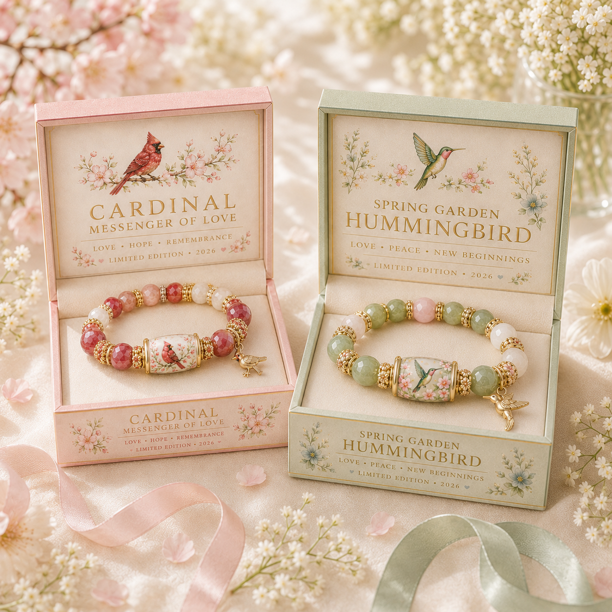 🌿 Love, Peace & Spring Blessings 💖 | 2026 Limited Edition Bracelet