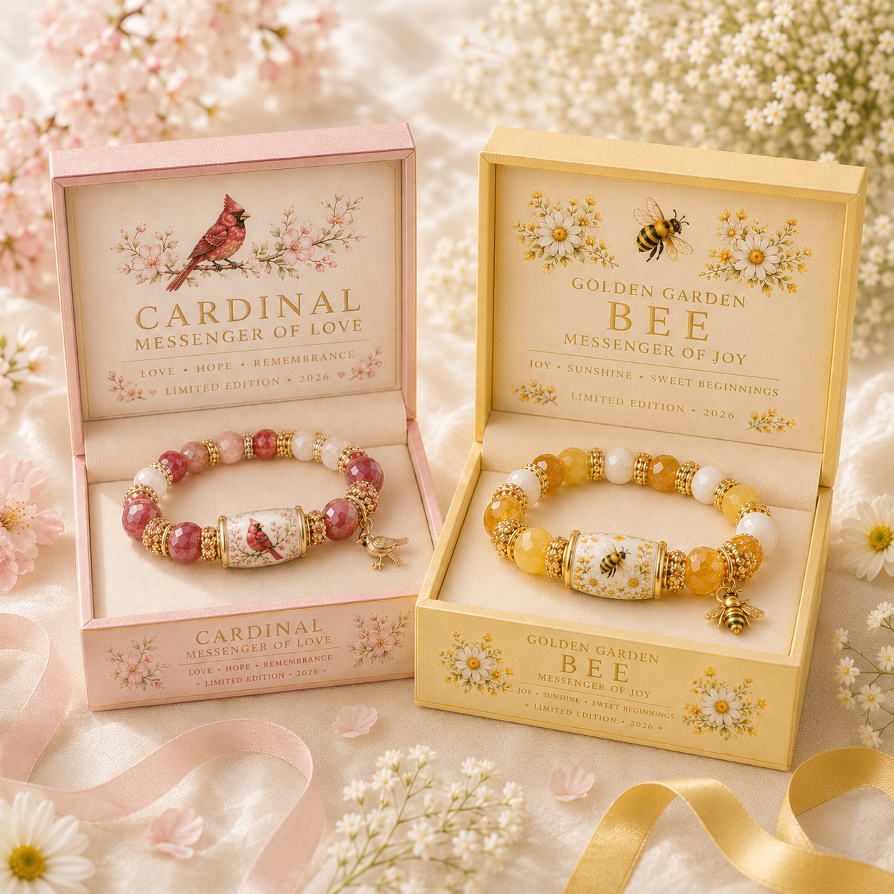 🌿 Love, Peace & Spring Blessings 💖 | 2026 Limited Edition Bracelet
